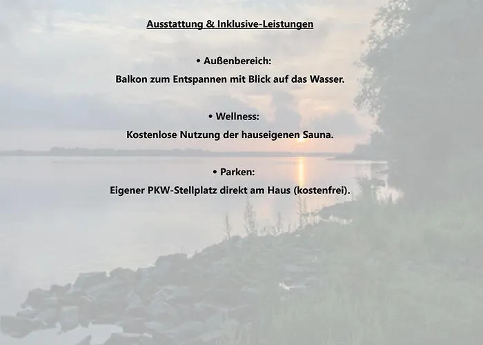 Sunset - Traumhafter Seeblick & Sauna In Steinhude *